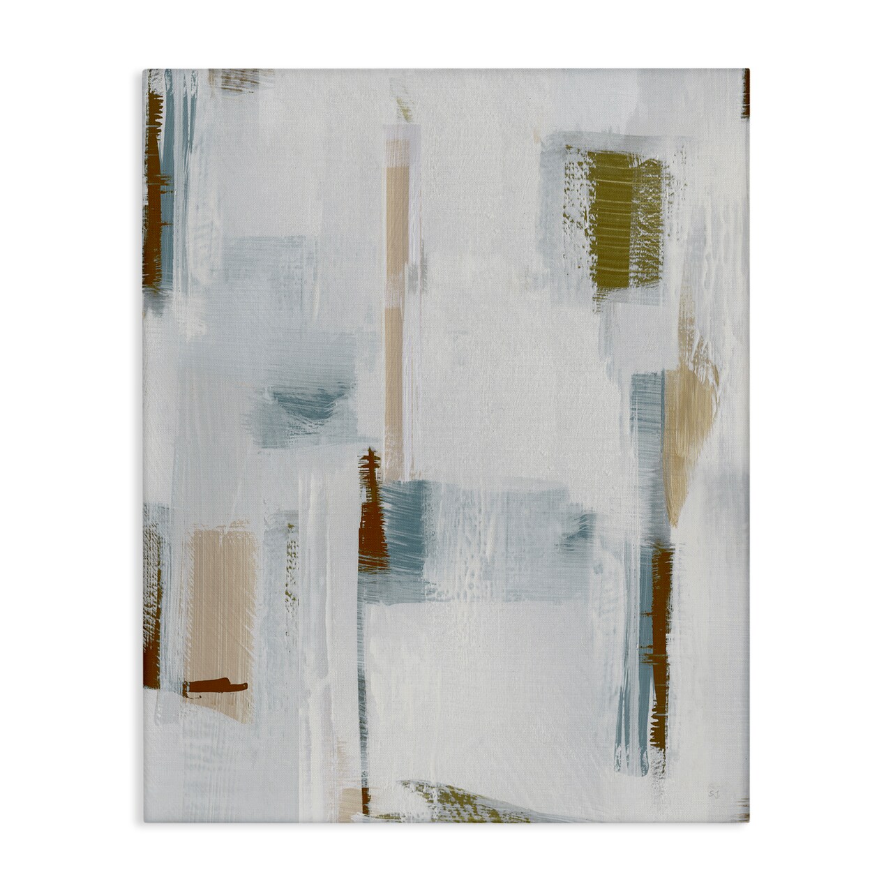 Stupell Industries Abstract with Subtle Forms Canvas Wall Art Design by Susan Jill